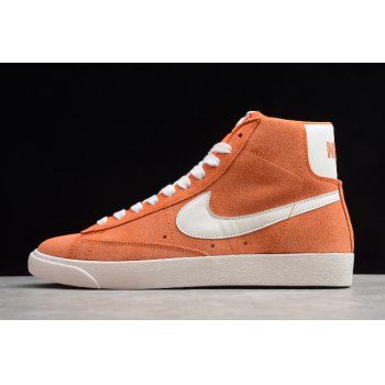 2020 Nike Blazer Mid Orange White Hook JB8237-100 Shoes